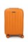 Чемодан маленький PP (6 верт. полос) 50005-1/оранжевый 15273