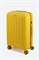 Чемодан средний PP (6 верт. полос) с синей молнией 50005-2/желтый_с_синим 15138
