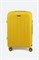 Чемодан средний PP (6 верт. полос) с синей молнией 50005-2/желтый_с_синим 15138