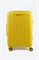 Чемодан средний PP (6 верт. полос) с синей молнией 50005-2/желтый_с_синим 15138