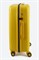 Чемодан средний PP (6 верт. полос) с синей молнией 50005-2/желтый_с_синим 15138