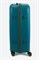 Чемодан большой PP (6 верт. полос) 50005-3/бирюзовый_с_каемкой 15153