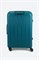 Чемодан большой PP (6 верт. полос) 50005-3/бирюзовый_с_каемкой 15153