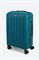 Чемодан средний PP (6 верт. полос) 50005-2/бирюзовый_с_каемкой 15155