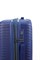 Чемодан маленький PP (Fly) с расширением и съемными колесами 50025-S/синий 15369