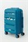 Чемодан маленький PP Impreza (Point) с расширением 50029-S/бирюзовый 15424