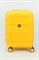 Чемодан маленький PP Impreza (Point) с расширением 50029-S/желтый 15430