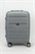 Чемодан маленький PP Impreza (Point) с расширением 50029-S/светло-серый 15415