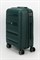 Чемодан маленький PP Impreza (Point) с расширением 50029-S/темно-зеленый 15421