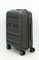 Чемодан маленький PP Impreza (Point) с расширением 50029-S/темно-серый 15439