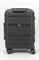 Чемодан маленький PP Impreza (Point) с расширением 50029-S/темно-серый 15439