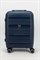 Чемодан маленький PP Impreza (Point) с расширением 50029-S/темно-синий 15418