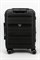 Чемодан маленький PP Impreza (Point) с расширением 50029-S/черный 15343