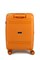 Чемодан маленький PP (мелкие полосы) с расширением 50003-1/оранжевый 15231
