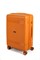 Чемодан средний PP (мелкие полосы) с расширением 50003-2/оранжевый 15230