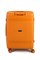 Чемодан средний PP (мелкие полосы) с расширением 50003-2/оранжевый 15230