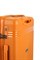 Чемодан средний PP (мелкие полосы) с расширением 50003-2/оранжевый 15230