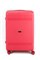 Чемодан большой PP (мелкие полосы) с расширением 50003-3/малиновый 15226