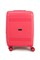 Чемодан маленький PP (мелкие полосы) с расширением 50003-1/малиновый 15228