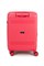 Чемодан маленький PP (мелкие полосы) с расширением 50003-1/малиновый 15228
