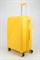 Чемодан большой PP Sweetbags (диагональные линии) с расширением 50022-L/желтый - фото 63770