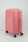 Чемодан средний PP Sweetbags (диагональные линии) с расширением 50022-M/розовый 15081