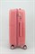 Чемодан средний PP Sweetbags (диагональные линии) с расширением 50022-M/розовый 15081