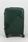 Чемодан средний PP Sweetbags (диагональные линии) с расширением 50022-M/темно-зеленый 15069