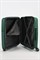 Чемодан средний PP Sweetbags (диагональные линии) с расширением 50022-M/темно-зеленый 15069