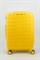 Чемодан средний PP Impreza (10 полос) с расширением 50019-2/желтый 14962