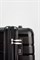 Чемодан маленький PP Impreza (10 полос) с расширением 50019-1/черный 14975