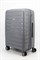 Чемодан средний PP Impreza (10 полос) с расширением 50019-2/светло-серый 15522