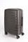 Чемодан средний PP Impreza (10 полос) с расширением 50019-2/темно-серый 15345