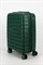 Чемодан маленький PP Impreza (10 полос) с расширением темно-зеленый 50019-1/зеленый 14957
