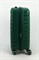 Чемодан маленький PP Impreza (10 полос) с расширением темно-зеленый 50019-1/зеленый 14957