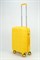 Чемодан маленький PP Impreza (Orlean) с расширением съемные колеса 50030-S/желтый 15574