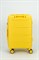 Чемодан маленький PP Impreza (Orlean) с расширением съемные колеса 50030-S/желтый 15574