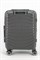 Чемодан маленький PP Impreza (Meridian) с расширением 50031-XS/серый 15616
