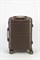 Чемодан маленький ABS (дугообразные линии) 50024-S/коричневый 15164