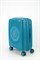 Чемодан маленький PP Impreza (Target) с расширением 50033-S/бирюзовый 15654