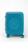 Чемодан маленький PP Impreza (Target) с расширением 50033-S/бирюзовый 15654