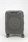 Чемодан маленький PP Impreza (Target) с расширением 50033-S/темно-серый 15651