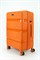 Чемодан средний PP (3 гориз. полосы) с расширением 50002-2/оранжевый 15701
