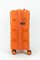 Чемодан маленький PP (3 гориз. полосы) с расширением 50002-1/оранжевый 15702