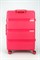 Чемодан большой PP (3 гориз. полосы) с расширением 50002-3/малиновый 15703