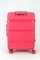 Чемодан средний PP (3 гориз. полосы) с расширением 50002-2/малиновый 15704