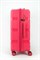 Чемодан средний PP (3 гориз. полосы) с расширением 50002-2/малиновый 15704