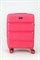 Чемодан маленький PP (3 гориз. полосы) с расширением 50002-1/малиновый 15705