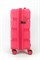 Чемодан маленький PP (3 гориз. полосы) с расширением 50002-1/малиновый 15705