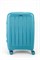 Чемодан средний PP (6 верт. полос) бирюзовый 50005-2/бирюзовый 14077